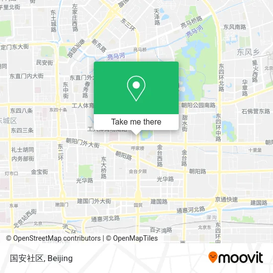 国安社区 map