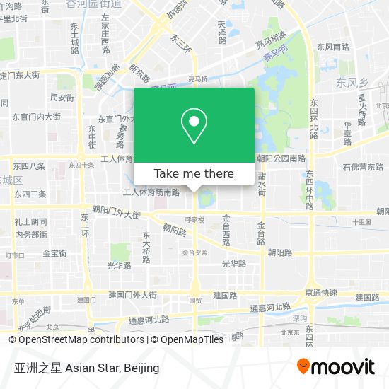 亚洲之星 Asian Star map