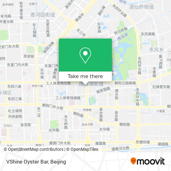 VShine Oyster Bar map