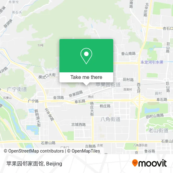 苹果园邻家面馆 map