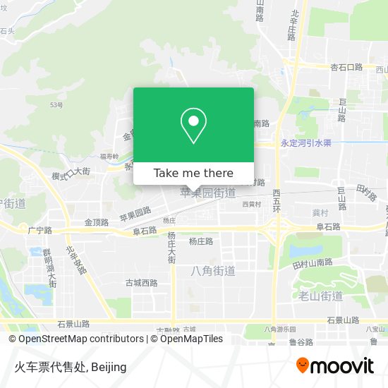 火车票代售处 map
