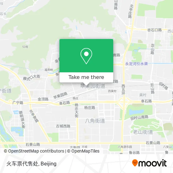 火车票代售处 map