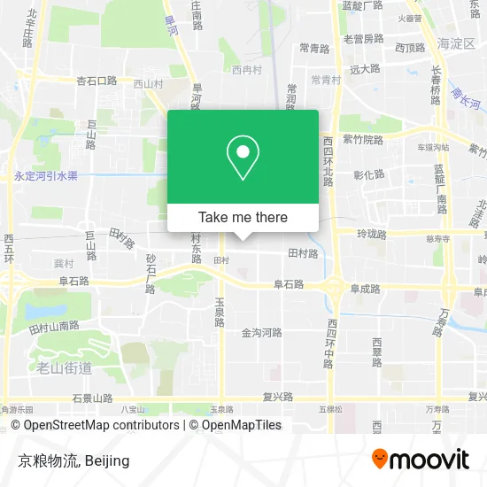 京粮物流 map