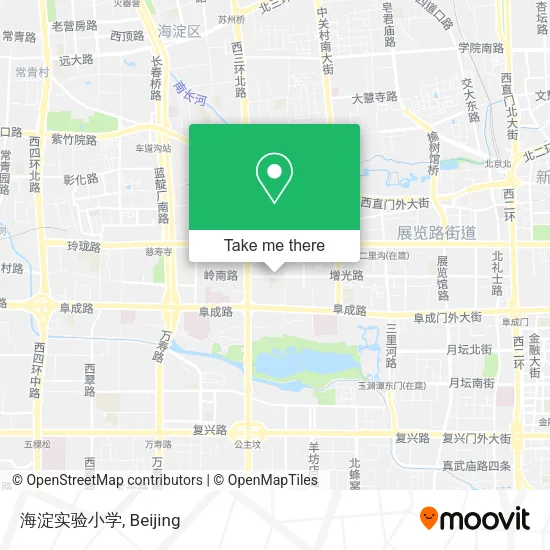 海淀实验小学 map