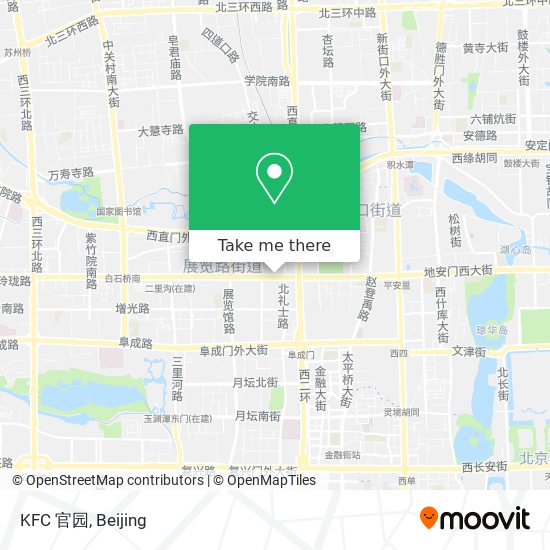 KFC 官园 map