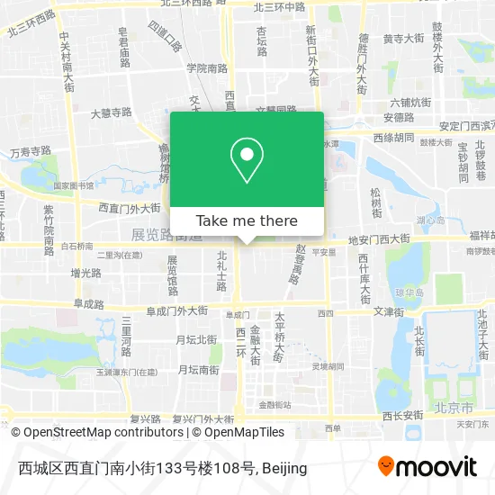 西城区西直门南小街133号楼108号 map