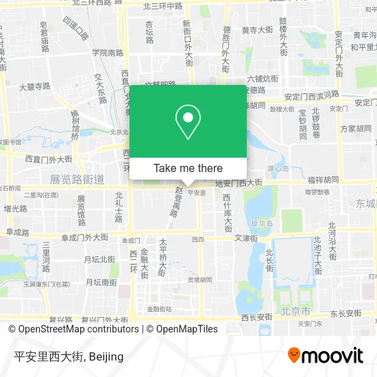 平安里西大街 map