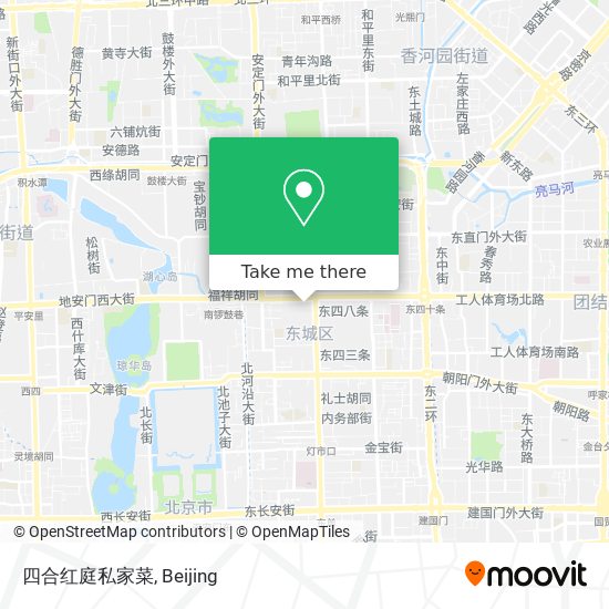 四合红庭私家菜 map