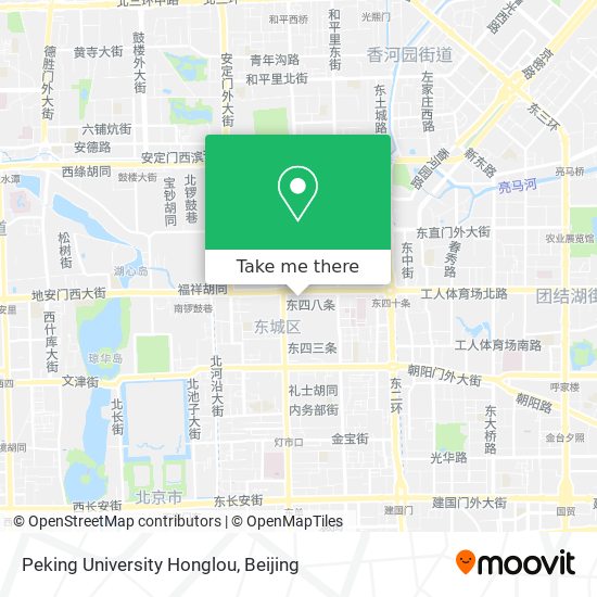 Peking University Honglou map