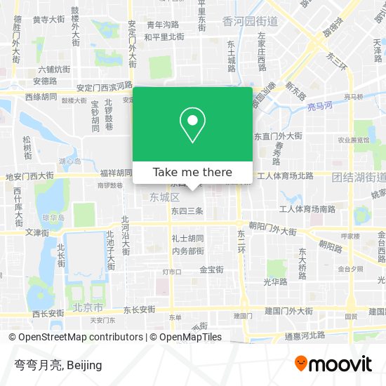 弯弯月亮 map