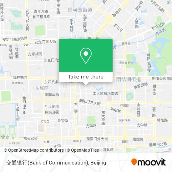 交通银行(Bank of Communication) map