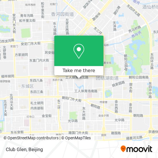 Club Glen map