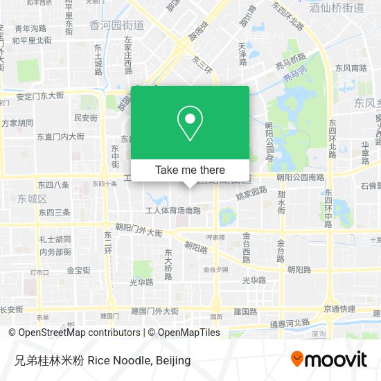 兄弟桂林米粉 Rice Noodle map
