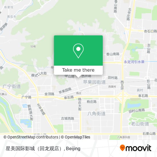 星美国际影城（回龙观店） map
