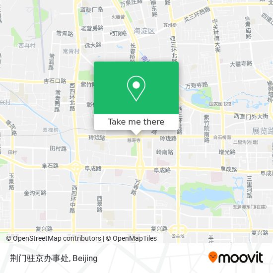 荆门驻京办事处 map