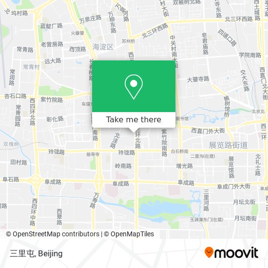 三里屯 map