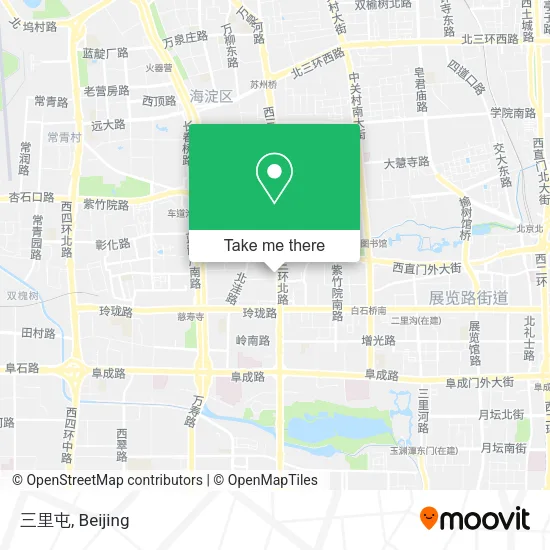 三里屯 map