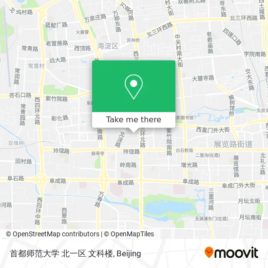 首都师范大学 北一区 文科楼 map