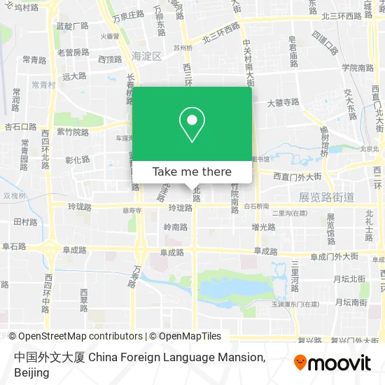 中国外文大厦 China Foreign Language Mansion map
