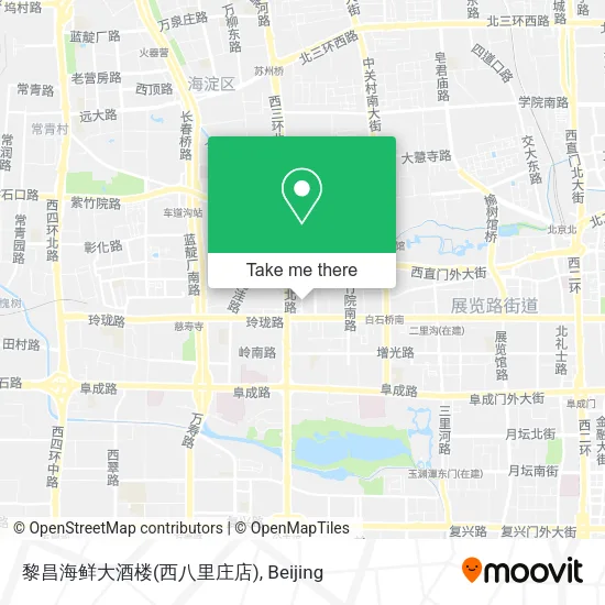 黎昌海鲜大酒楼(西八里庄店) map