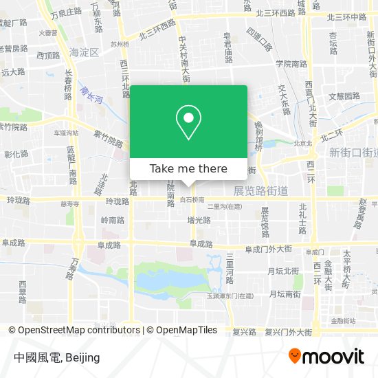 中國風電 map