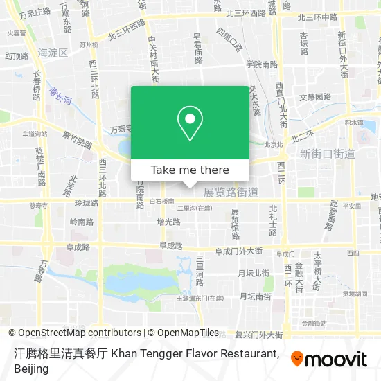 汗腾格里清真餐厅 Khan Tengger Flavor Restaurant map