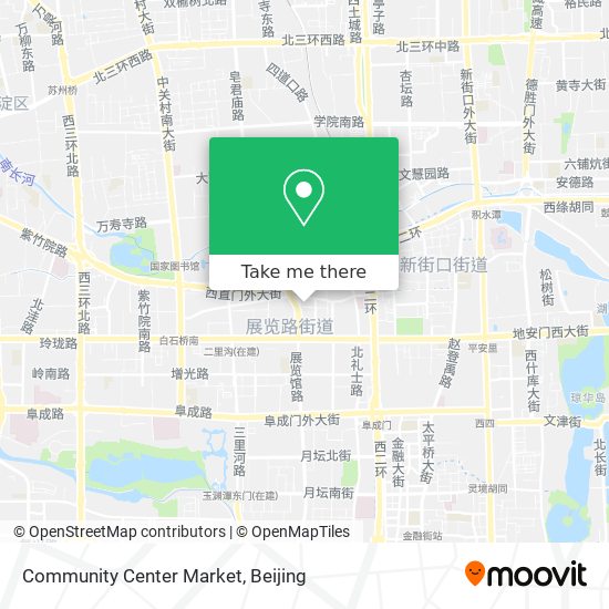 Community Center Market map