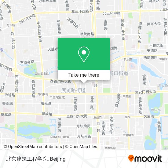北京建筑工程学院 map