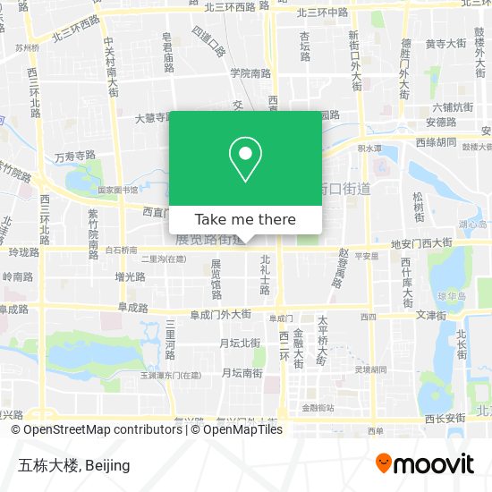 五栋大楼 map