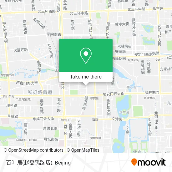 百叶居(赵登禹路店) map