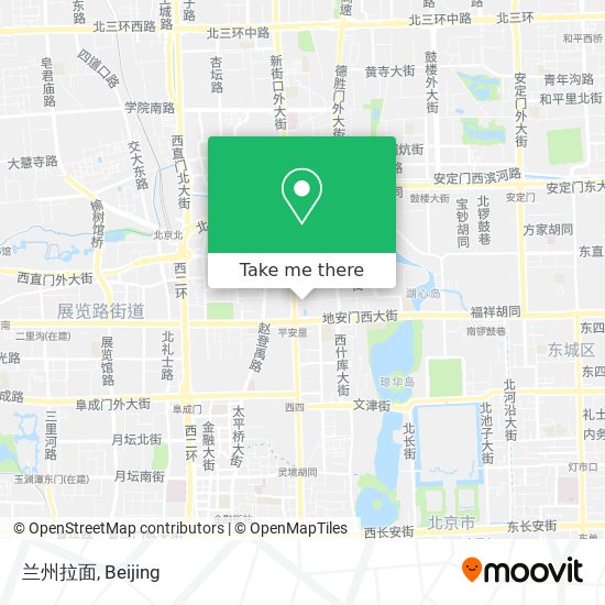 兰州拉面 map