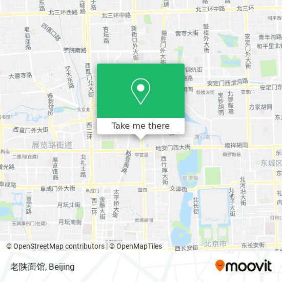 老陕面馆 map