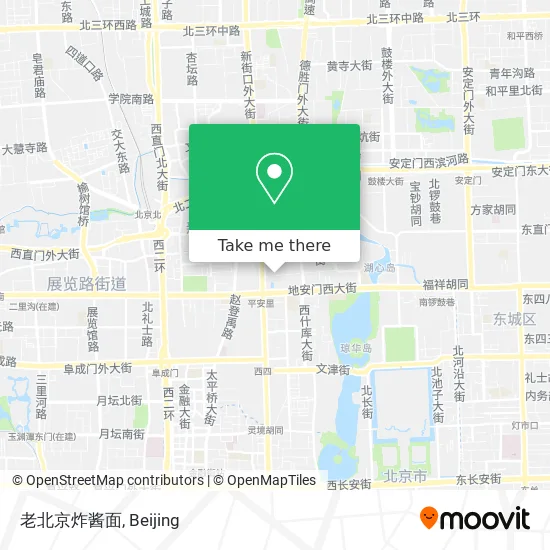 老北京炸酱面 map