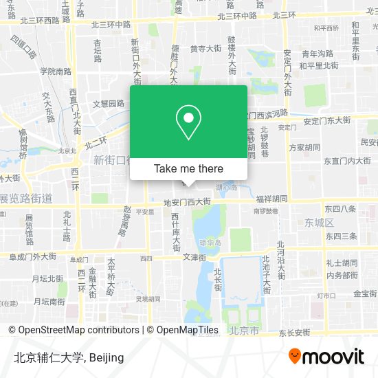 北京辅仁大学 map