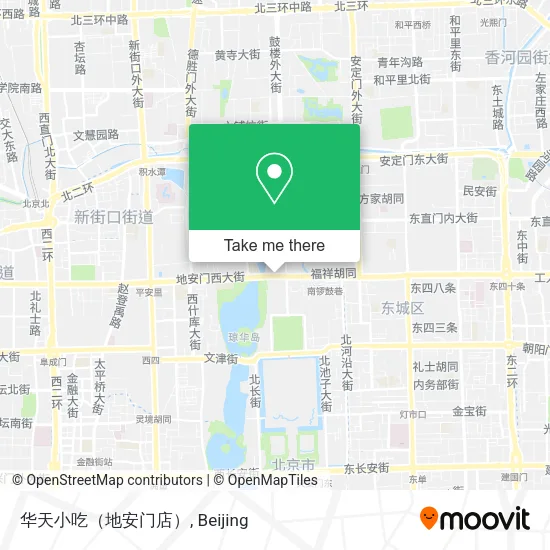 华天小吃（地安门店） map