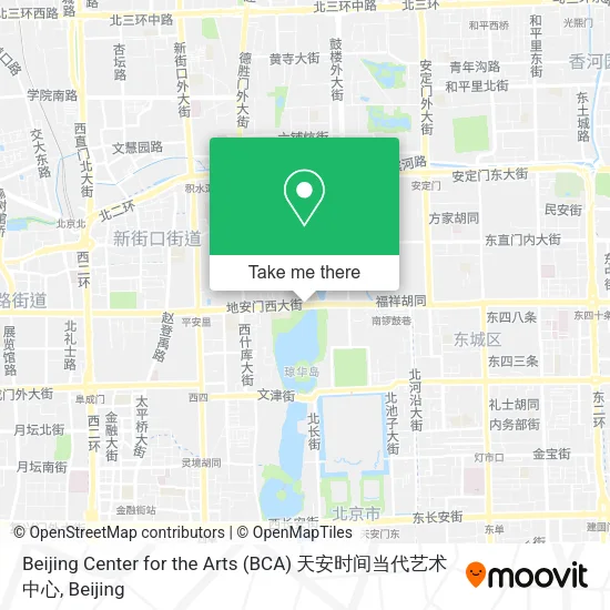 Beijing Center for the Arts (BCA) 天安时间当代艺术中心 map