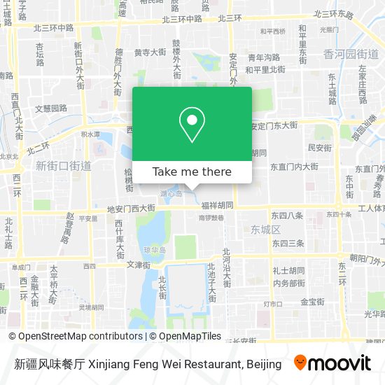 新疆风味餐厅 Xinjiang Feng Wei Restaurant map