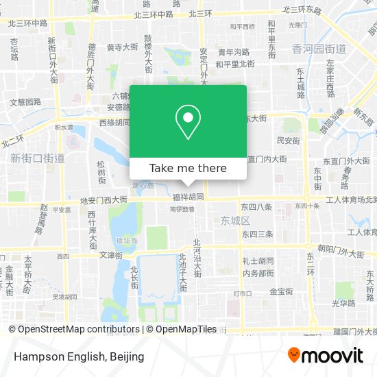 Hampson English map