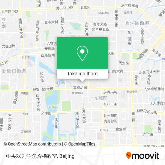 中央戏剧学院阶梯教室 map