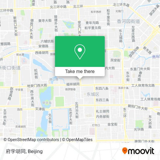 府学胡同 map