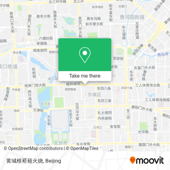 黄城根褡裢火烧 map