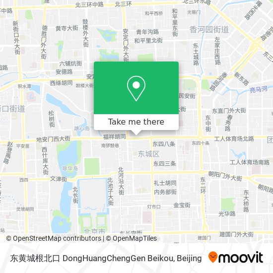 东黄城根北口 DongHuangChengGen Beikou map