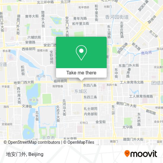 地安门外 map