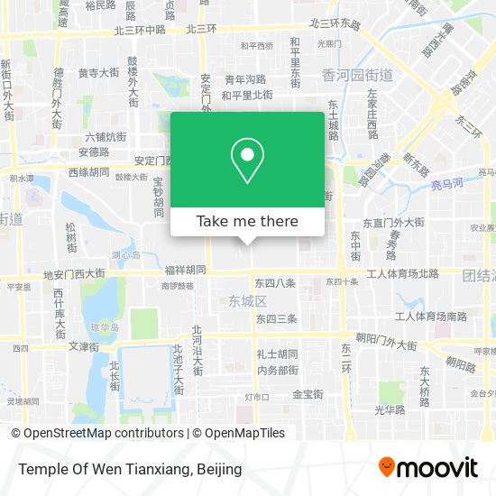 Temple Of Wen Tianxiang map