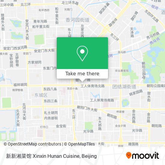 新新湘菜馆 Xinxin Hunan Cuisine map