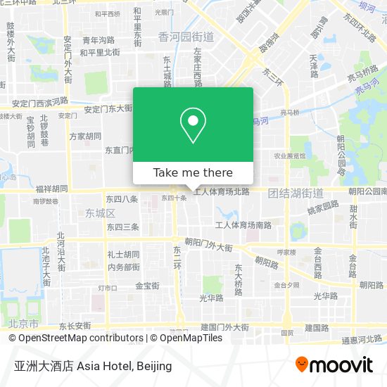 亚洲大酒店 Asia Hotel map