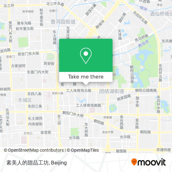 素美人的甜品工坊 map