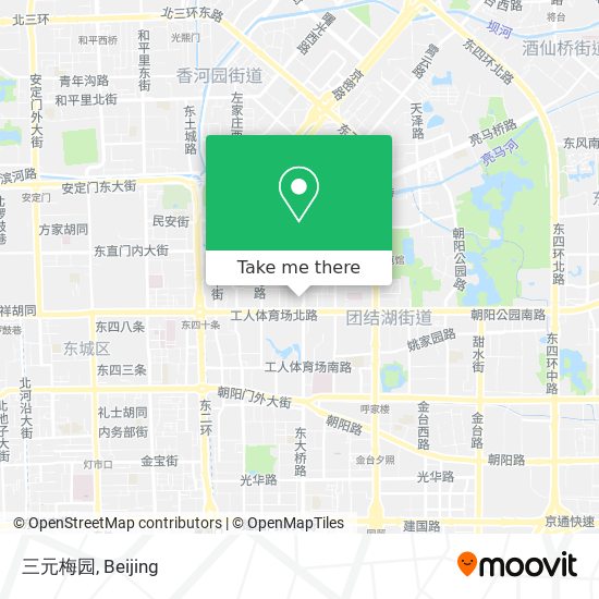 三元梅园 map