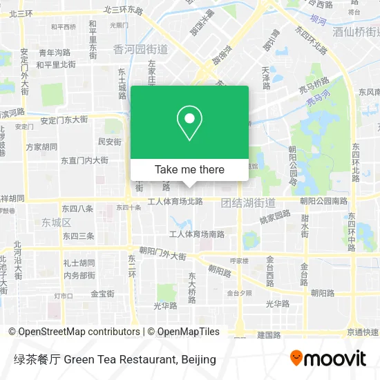 绿茶餐厅 Green Tea Restaurant map