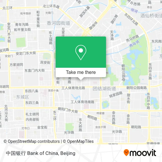 中国银行 Bank of China map
